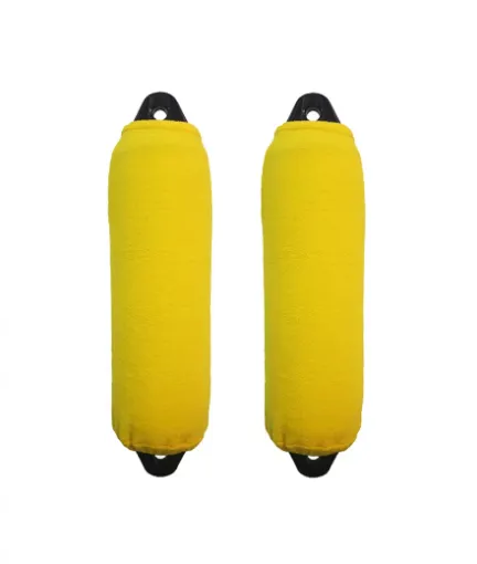 Picture of F01 single thickness long acrylic fender cover x2 - 15x56cm - yellow - Fendress