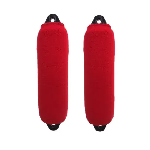 Picture of F2 single thickness long acrylic fender cover x2 - 21x63cm - red - Fendress