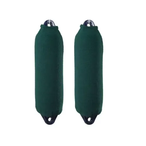 Picture of F2 single thickness long acrylic fender cover x2 - 21x63cm - green - Fendress