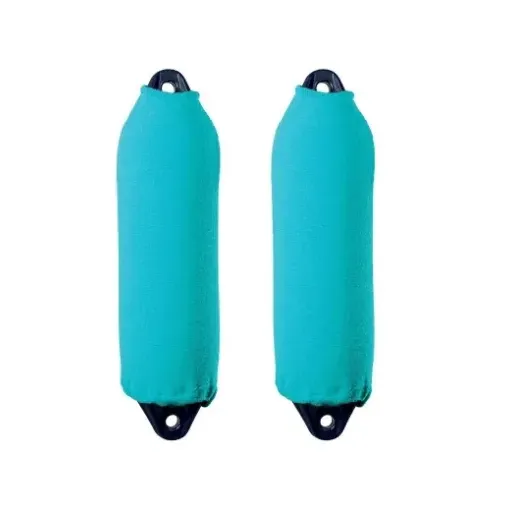 Picture of F2 single thickness long acrylic fender cover x2 - 21x63cm - jade - Fendress