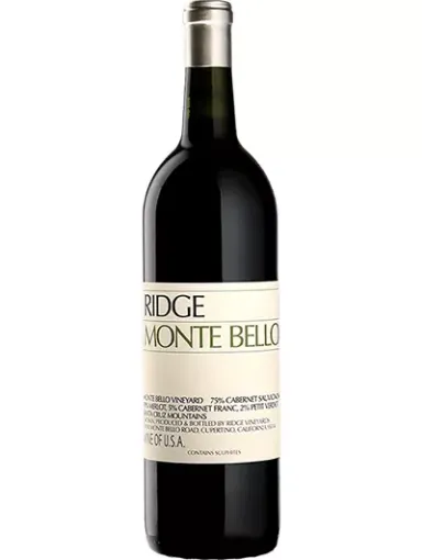 Picture of Monte Bello Cabernet Sauvignon - Ridge Vineyards - Santa Cruz - USA - 2018