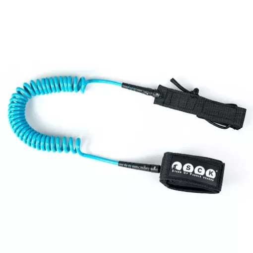 Picture of 10ft SUP leash coil - Turquoise - SCK