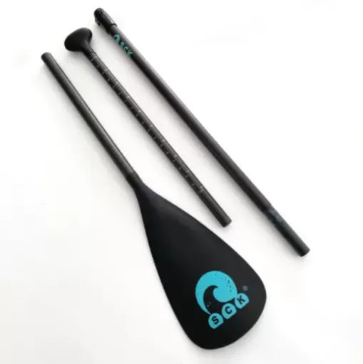 Picture of 165 - 210cm Adjustable carbon SUP paddle 3 - piece black - SCK