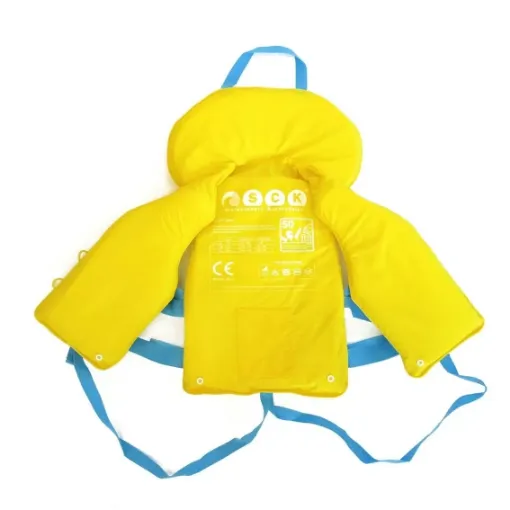 Picture of Kids life jacket with head support - yellow - L - SCK