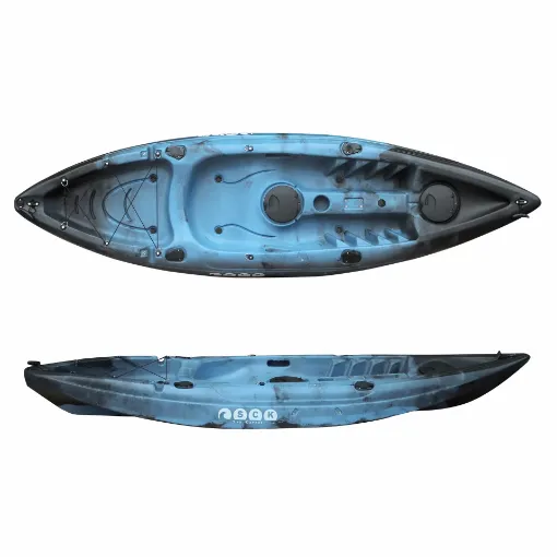 Picture of Conger 300 single seat polyethylene kayak - blue/black - SCK