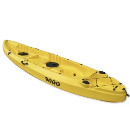 Picture of Nereus 2+1 two - seater polyethylene kayak - yellow - SCK