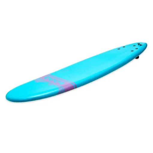 Picture of 7ft Soft surf board with 3 fins and nylon leash - blue - SCK