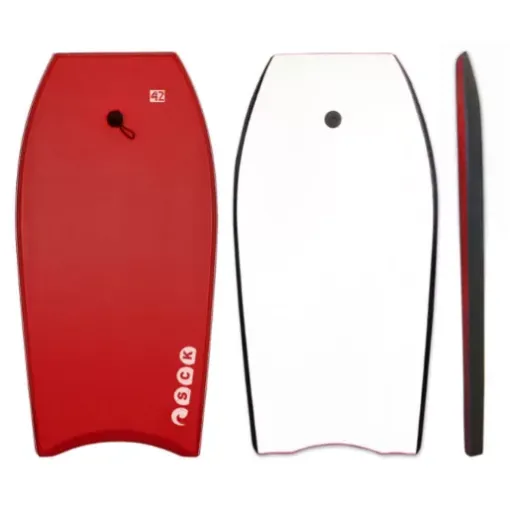 Picture of 42inch Bodyboard with wrist leash - red - SCK