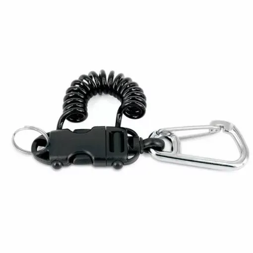 Picture of Strong roccia wrist strap, 70mm stainless steel carabiner - Best Divers