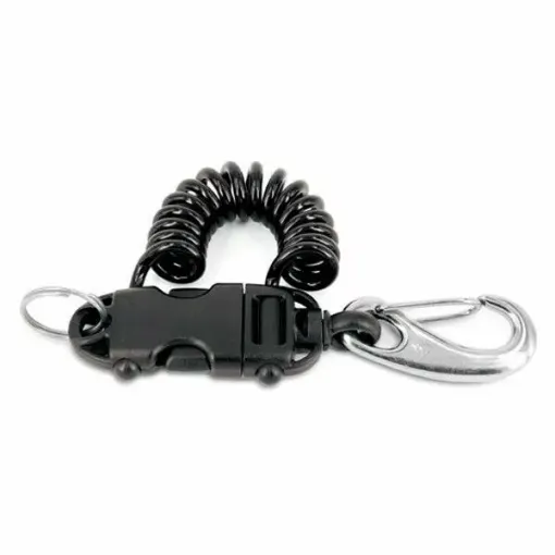 Picture of Vela wrist strap, 70mm stainless steel carabiner - Best Divers