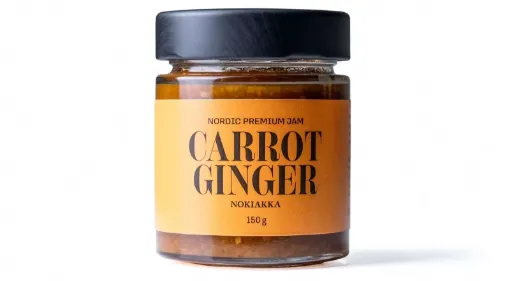 Picture of Nordic premium jam - carrot ginger - Nokiakka - 150g - 1 - Jam - Carrot and ginger