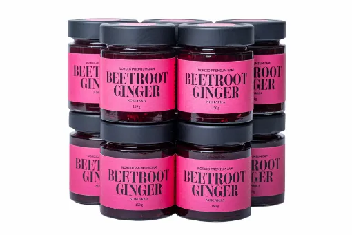 Picture of Nordic premium jam - beetroot ginger - box of 10 - Nokiakka