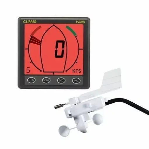 Picture of Clipper v2 wind vane anemometer and indicator - hood - MC Technologies