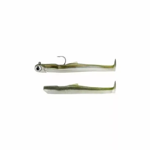 Picture of Armed soft lure mud diggerand jighead shore 2g khaki - Fiiish