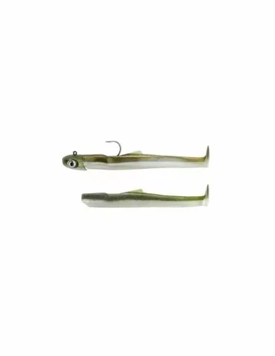 Picture of Armed soft lure mud digger and jighead 10g khaki - Fiiish