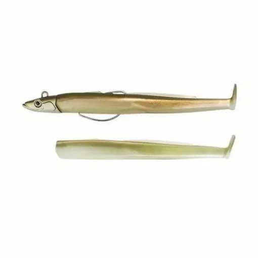 Picture of Kit softbait and body shallow black eel 150 10g gold - Fiiish