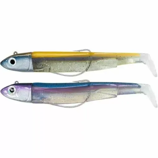 Picture of Black minnow 120 armed soft off shore lure kit and jighead - Fiiish