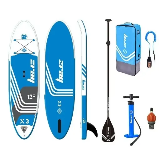 Picture of Inflatable stand up paddle board zray X - rider X3 12' - 2021 - Zray - 12' - BLUE