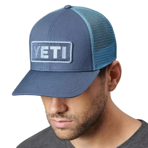 Picture of Logo cap one size cotton/polyester - blue - Yeti