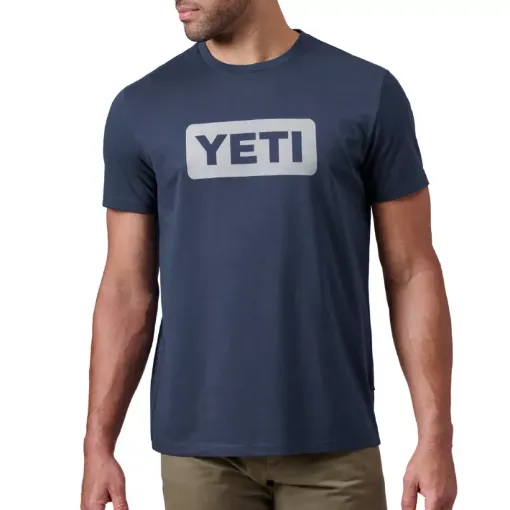 Picture of Logo short sleeve men's T - shirt - blue/grey - M - Yeti