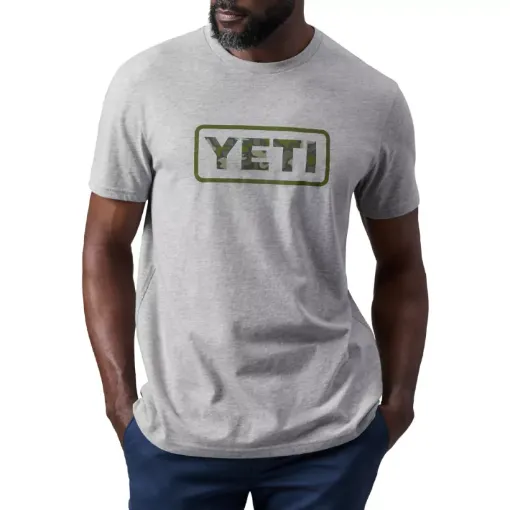 Picture of Logo short sleeve men's T - shirt - camo - M - Yeti