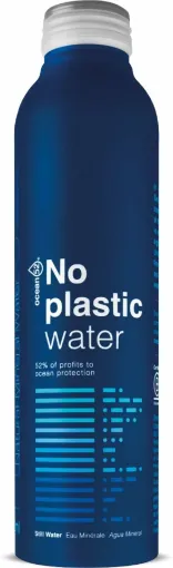 Picture of NoPlasticWater aluminium bottle - still - France - 500ml x 12 - Ocean52