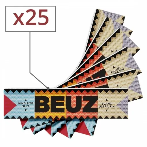 Picture of Slim rolling paper x25 - Beuz