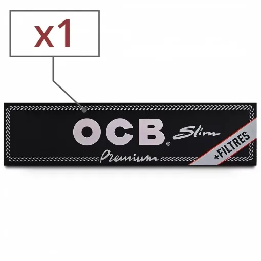 Picture of Rolling Paper Ocb Slim And Tips x1 - OCB