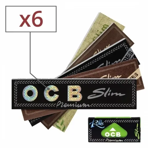 Picture of Slim rolling paper discovery pack - OCB