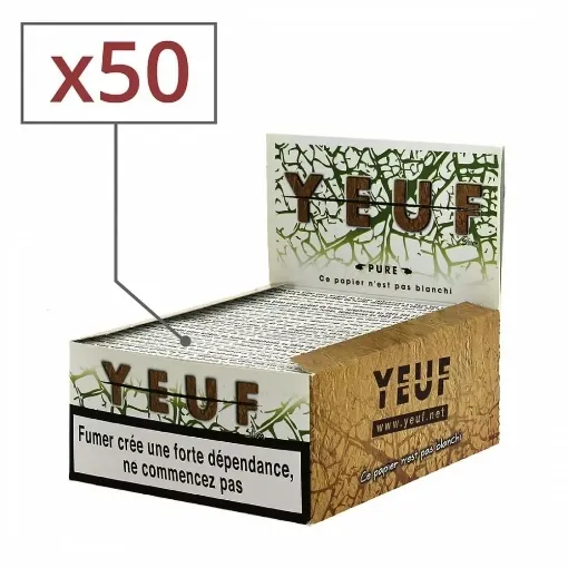 Picture of Yeuf Slim Pure Rolling Paper x50 - Yeuf