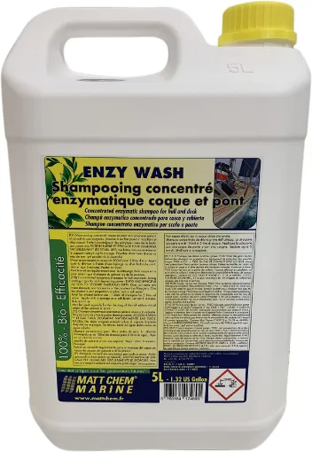 Picture of Enzy Wash - Concentrated enzymatic shampoofor hull and deck - 5L - Matt Chem