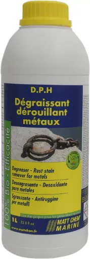 Picture of D.P.H. - Concentrated rust stain remover degreaser for metals - 1L - Matt Chem