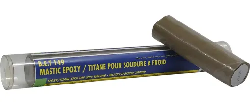 Picture of B.E.T. 149 - Epoxy/titane stick for cold welding - 63g - Matt Chem