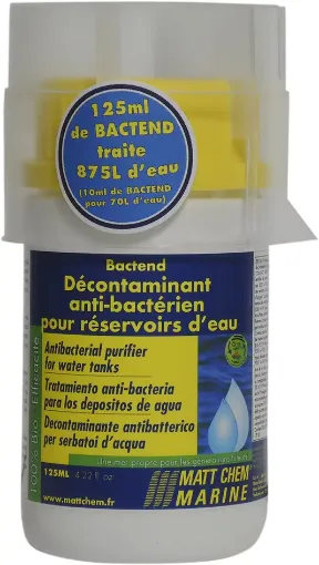 Picture of Bactend - Concentrated decontaminant for water tanks - 125ml - Matt Chem