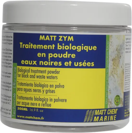 Picture of Matt Zym - Powerful treatment powder for black and waste waters - 500ml - Matt Chem