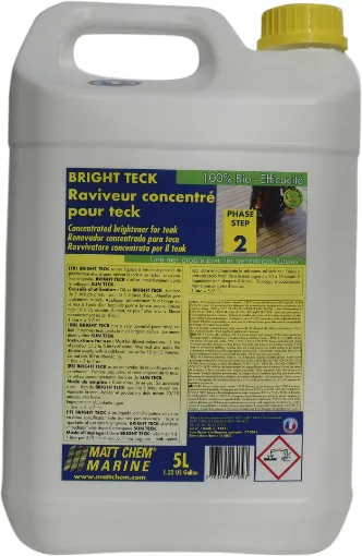 Picture of Bright Teck - Concentrated brightener for teak - 5L - Matt Chem