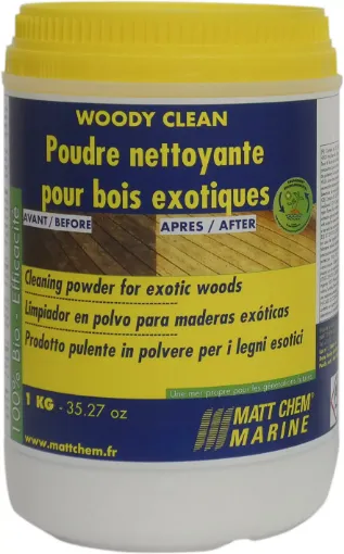 Picture of Woody Clean - Cleaning powder for exotic woods - 5kg - Matt Chem