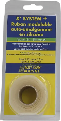 Picture of X'System + - Self bonding silicone tape - colorless - 3m - Matt Chem