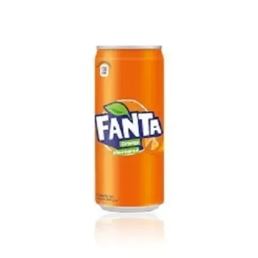 Picture of Fanta orange slim can - 330ml x 24 - Fanta