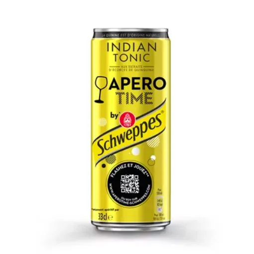 Picture of Indian tonic slim can - 330ml x 24 - Schweppes