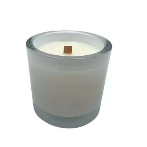 Picture of Ambre doré - scented candle in glass container - 100% natural - classique white - 200g - Art & Cires