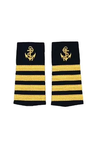 Picture of Captain epaulet gold four stripes - Liquid Yacht Wear