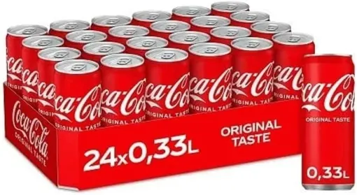 Picture of Coca Cola slim can 330ml x 24