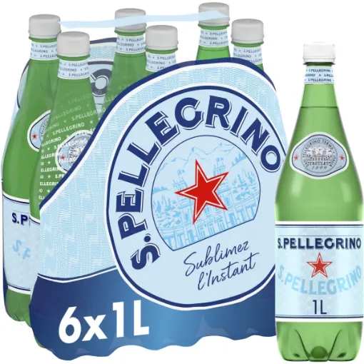 Picture of Sparkling water - San Pellegrino - 1 Lt x 6 (Plastic) - 1000ml