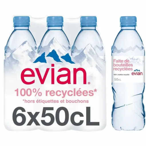 Picture of Evian water - 500ml x 6 - Evian