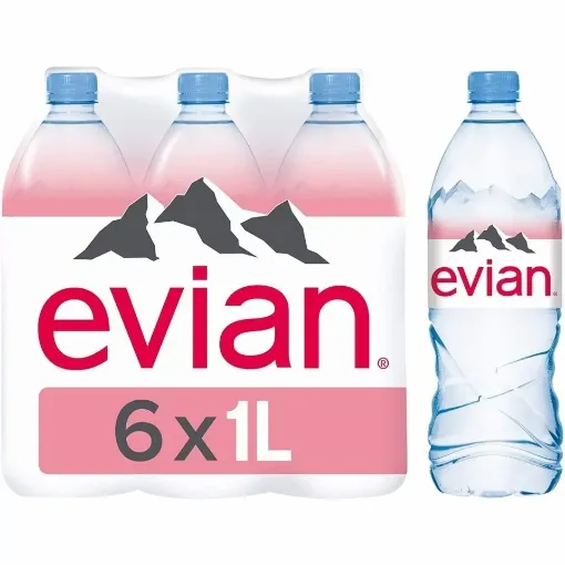 Picture of Still water - 1L x 6 - Evian