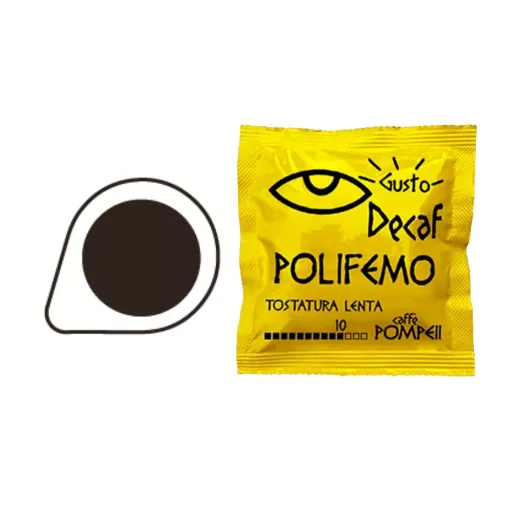 Picture of Polifemo paper filter coffee pods - espresso x100 - Caffe Pompeii