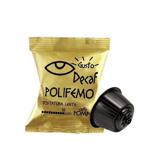 Picture of Polifemo decaffeinated Dolce Gusto compatible coffee capsules x100