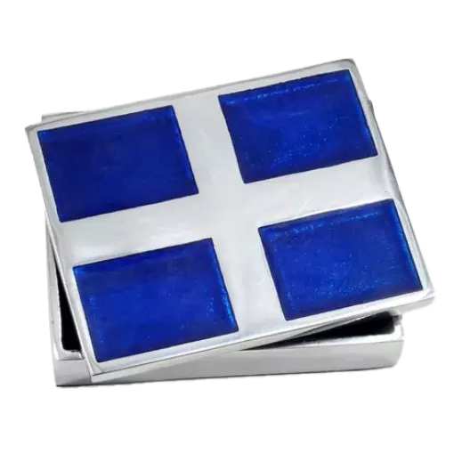 Picture of Box with the Greek flag - Nauticalgifts