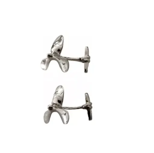 Picture of Silver cufflinks propeller - Nauticalgifts